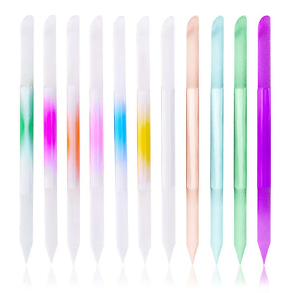 네일 Glass Cuticle Pusher Nail Manicure Stick Professional Precision Filing CuticleRemover PedicureForManicure Nails Accessories