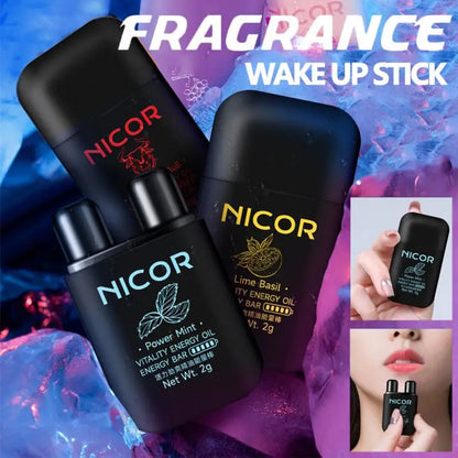 Natural Energy & Focus Nasal Inhaler – Double Hole Aromatherapy Stick for Instant Refreshing Boost, Mood & Productivity Enhancer for Men & Women