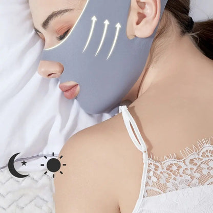 Breathable Adjustable Face Sculpting Sleep Mask With Jawline Lifting And V Line Shaping