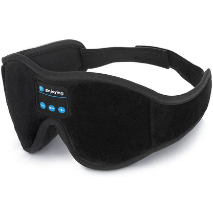Bluetooth Soft Cotton Eye Mask Headphones With Built In HD Speaker For Deep Sleep And Relaxation