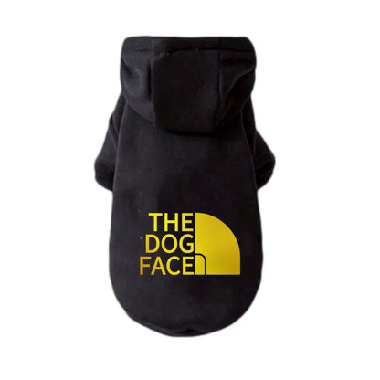Designer Dog Clothes Hoodies The Dog Face Wind Coat Warm for Small Large Dogs Jacket Sweatshirt French Bulldog Jacket Clothing