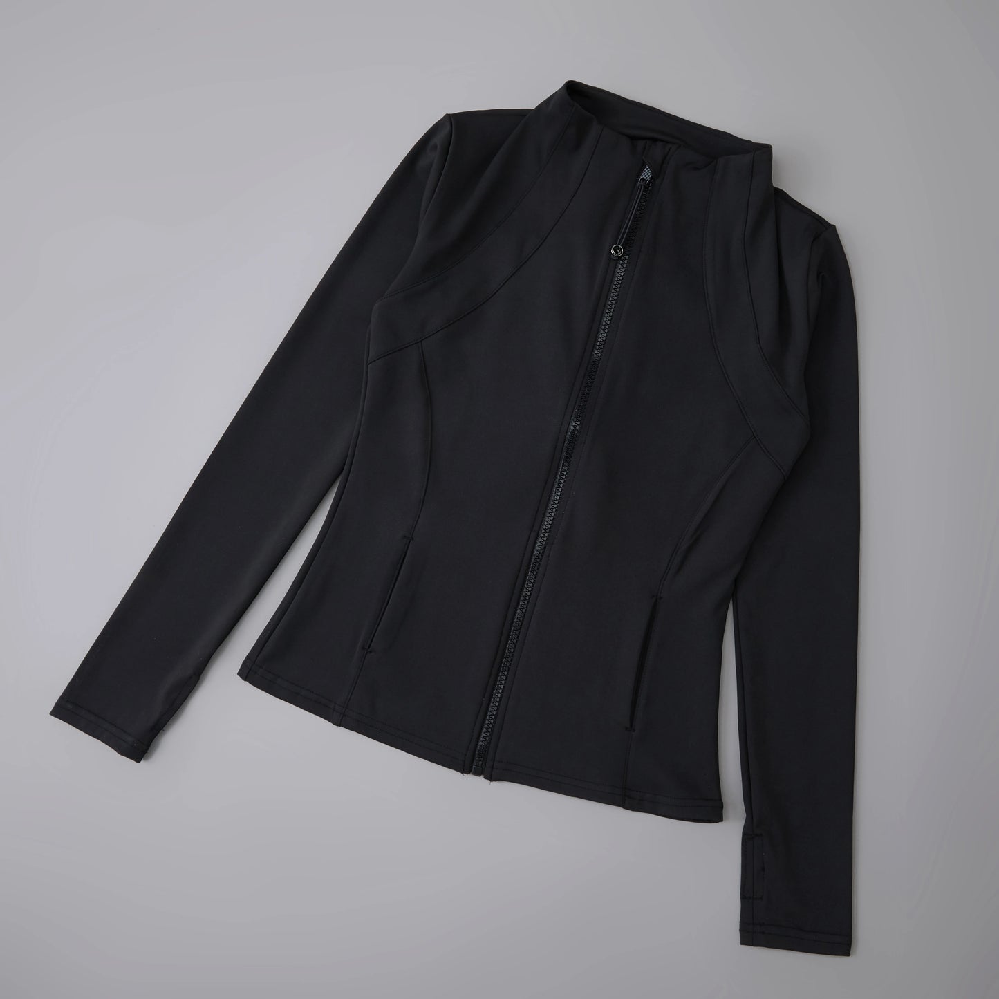 Luxe Yoga fitted Coat Women's Slimming Long Sleeve Fast Running Thin Pilates Fitness Suit Top Clothing
