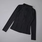 Luxe Yoga fitted Coat Women's Slimming Long Sleeve Fast Running Thin Pilates Fitness Suit Top Clothing