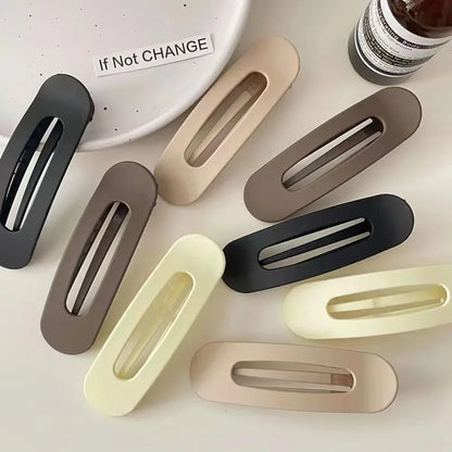 Matte Hair Clips for Bangs and Flyaway Control Gentle Grip Daily Wear
