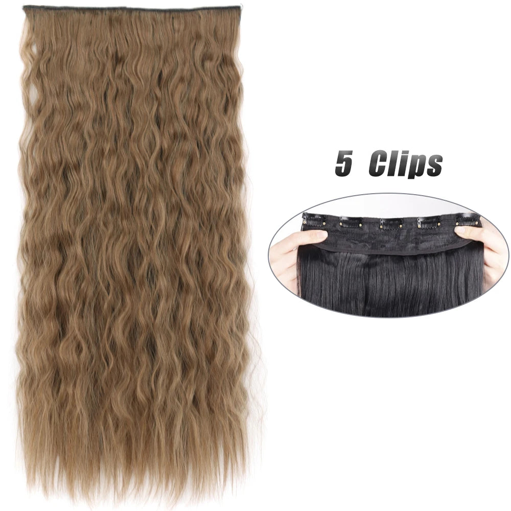 Voluminous Clip-In Hair Extensions 80cm For Fuller Long Hair Look