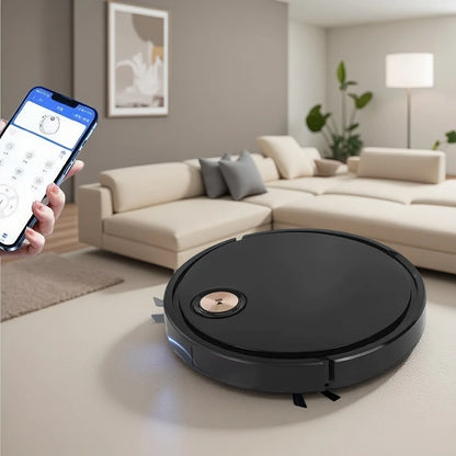 Smart Robot Vacuum with APP Control - Multi-Functional Floor Cleaning for Busy Families