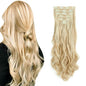 Lush Clip In Extensions 7 Piece Full Head 22 Inch Curly Wavy Hair