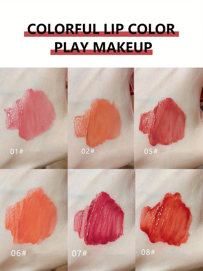 Mirror Lip Gloss Pearl Shine Long-Wear Waterproof Hydrating Non-Sticky