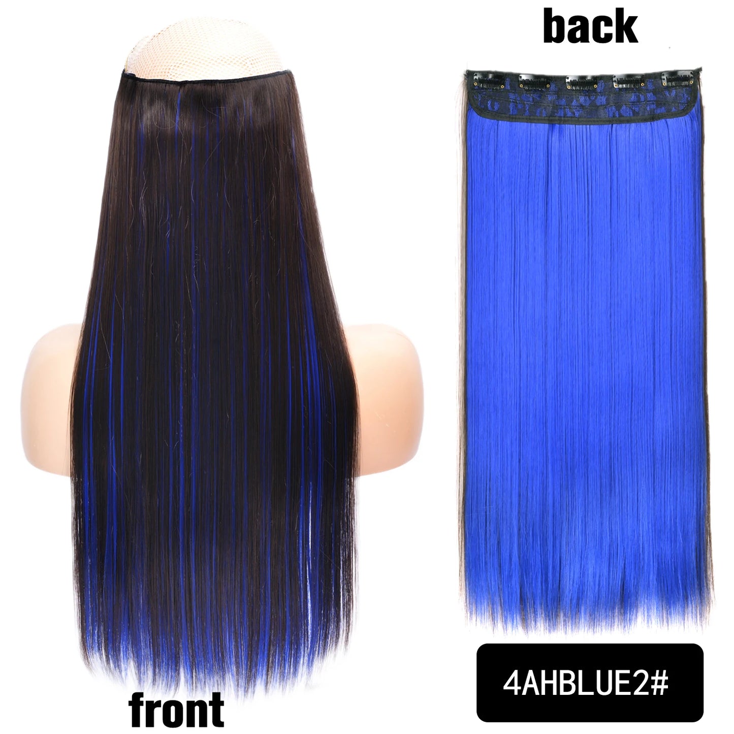 Long Clip In Hair Extensions for Length and Volume 22 Inch