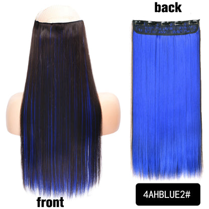 Long Clip In Hair Extensions for Length and Volume 22 Inch