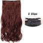 Wavy Clip In Hair Extensions Five Clip Set for Fuller Waves
