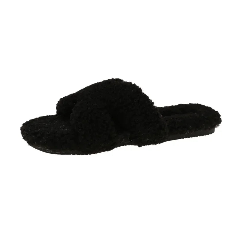 Soft Slippers with Faux Fur Lining for All Day Indoor Outdoor Warmth