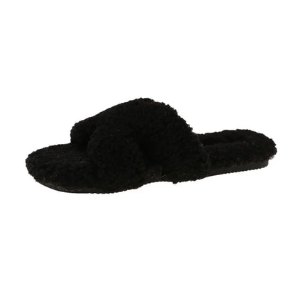 Soft Slippers with Faux Fur Lining for All Day Indoor Outdoor Warmth