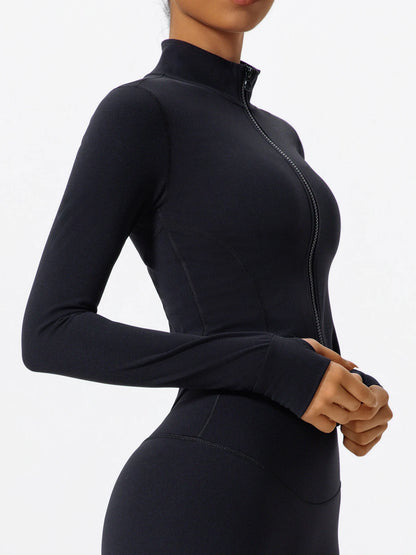 Ultra-Soft Fabrics Casual Tight Sports Jackets Women Zipper Yoga Clothes Quick-Dry Long Sleeve SPORTSWEAR REVOLUTION