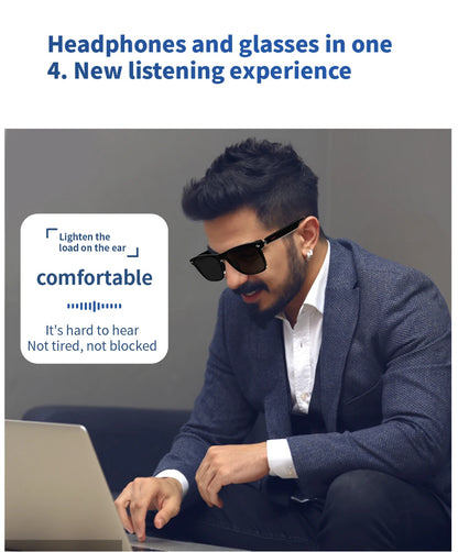 Smart Translate Glasses With Bluetooth Calling And Noise Canceling Music