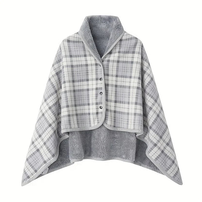 Soft Wearable Blanket Shawl for Office and Home Use Breathable Warmth