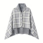 Soft Wearable Blanket Shawl for Office and Home Use Breathable Warmth