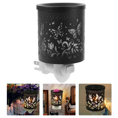 Creative Metal Plug In Wax Warmer Electric Burner Scented Oil Night Lamp Aromatherapy Furnace Bedroom Gift Incense Burner