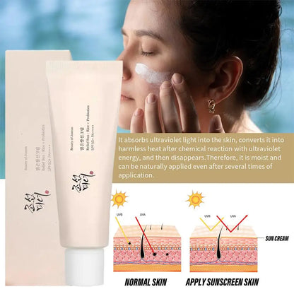 50ml Rice Sunscreen Lightweight Non-Greasy Sensitive Skin Long-Lasting Protection 2025 SUN PROTECTION CHAMPION