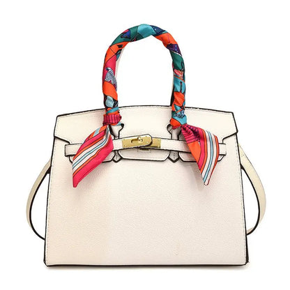 Kelly Bag Fashion Women Bag Large Capacity Shoulder Bag Unique Design Versatile Lock Handheld Crossbody Purse