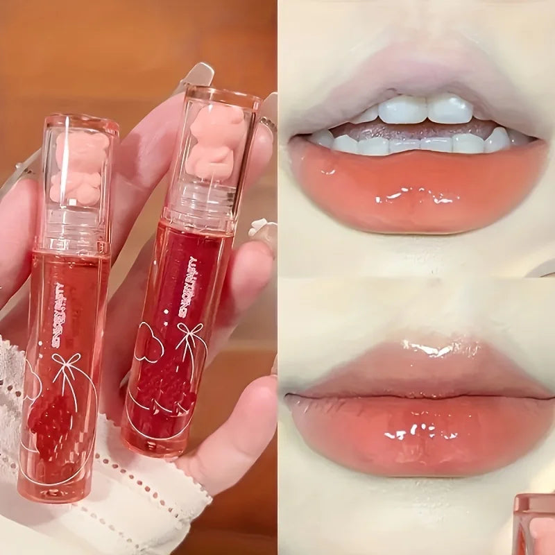 Mirror Lip Gloss Pearl Shine Long-Wear Waterproof Hydrating Non-Sticky