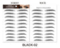 Women’s 6D Eyebrow Tattoos Stickers Waterproof Long Lasting Hair Like Brows