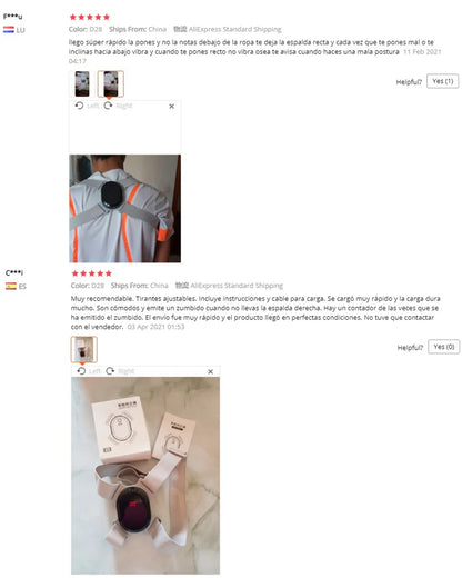Smart Posture Corrector - Invisible Sensor Belt for Hunchback Reminder
