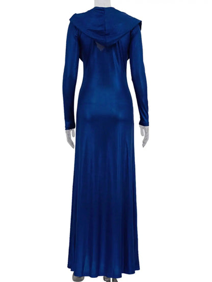 Classic Dress White Maxi Knit Silhouette for Sculpting Evening Wear