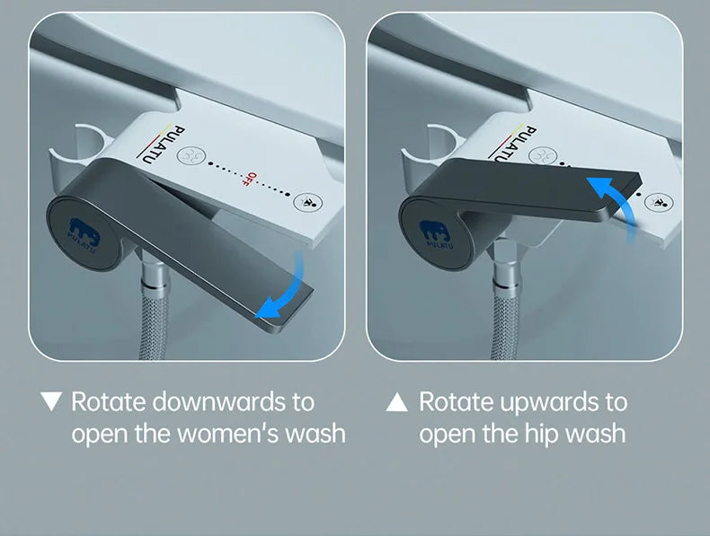 Bidet toilet attachment with sprayer