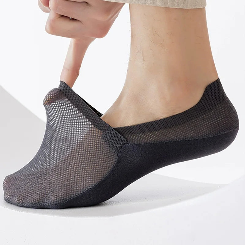 Lightweight Socks With Silicone Non Slip Grip For Sneakers And Loafers