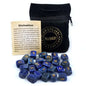 Natural Crystal Agate Rune Set Stones for Divination and Meditation