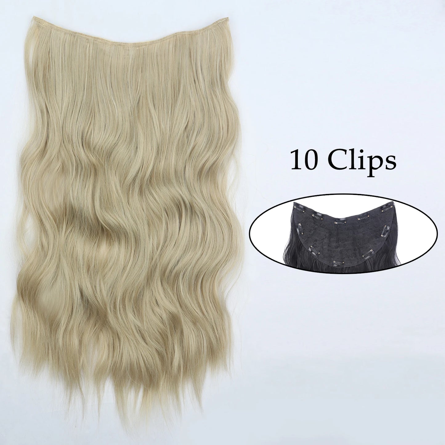 Voluminous Clip-In Hair Extensions 80cm For Fuller Long Hair Look