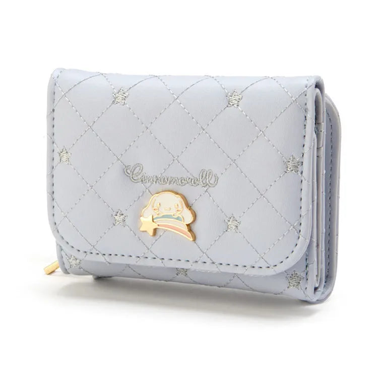 Kawaii Clutch Purse with Coin Pouch and Card Slots Detachable Strap