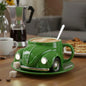 Handmade Beetle Shaped Mug with 321 Ml Capacity for Beetle Lovers Gift