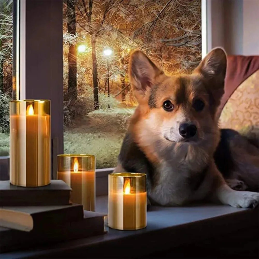 Flameless LED Candle Lights With Remote Control - Realistic Flicker, Safe Home Ambience