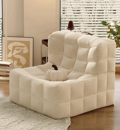 Relaxing Lazy Sofa 1 Person Living Room Corner Sofas Single Nordic Modern Cheap Sofas for Adult Bedroom Family Home Furniture