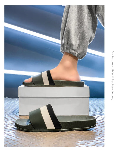 Non-Slip Slippers for Men and Women with Cushioned Comfort Beach Ready