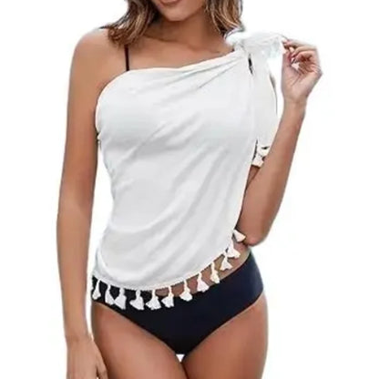 Women's Polyester Wrap Sarong With Tassel Edges And Adjustable Front Tie Short Length Lightweight