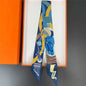 NEW 2026 Long Scarf for Women Narrow Ribbon Headband Female Neckerchief Handle Bag Band Bandana Hair Tie Accessories