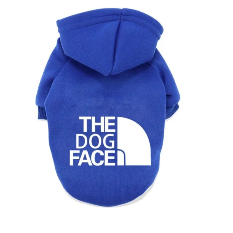 Designer Dog Clothes Hoodies The Dog Face Wind Coat Warm for Small Large Dogs Jacket Sweatshirt French Bulldog Jacket Clothing