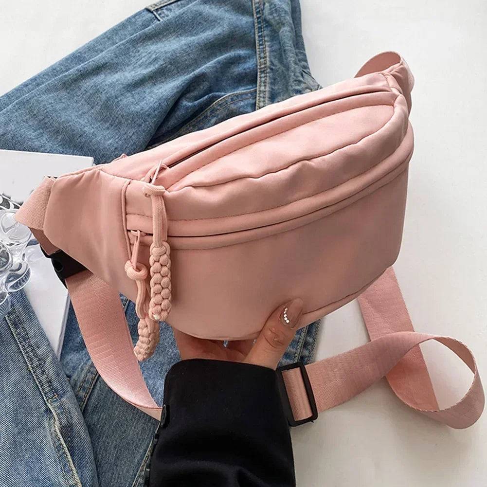 Women's crescent sling bag for hands-free days