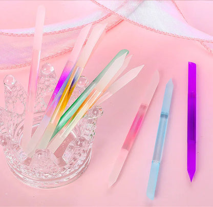 네일 Glass Cuticle Pusher Nail Manicure Stick Professional Precision Filing CuticleRemover PedicureForManicure Nails Accessories