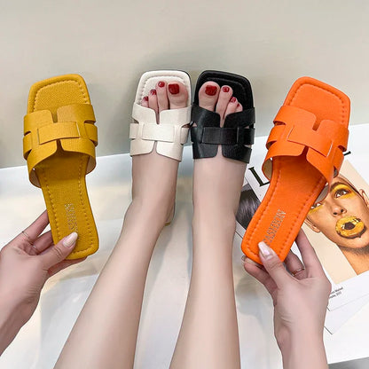 Flat Sandals for Women with Lightweight Water Friendly Open Toe