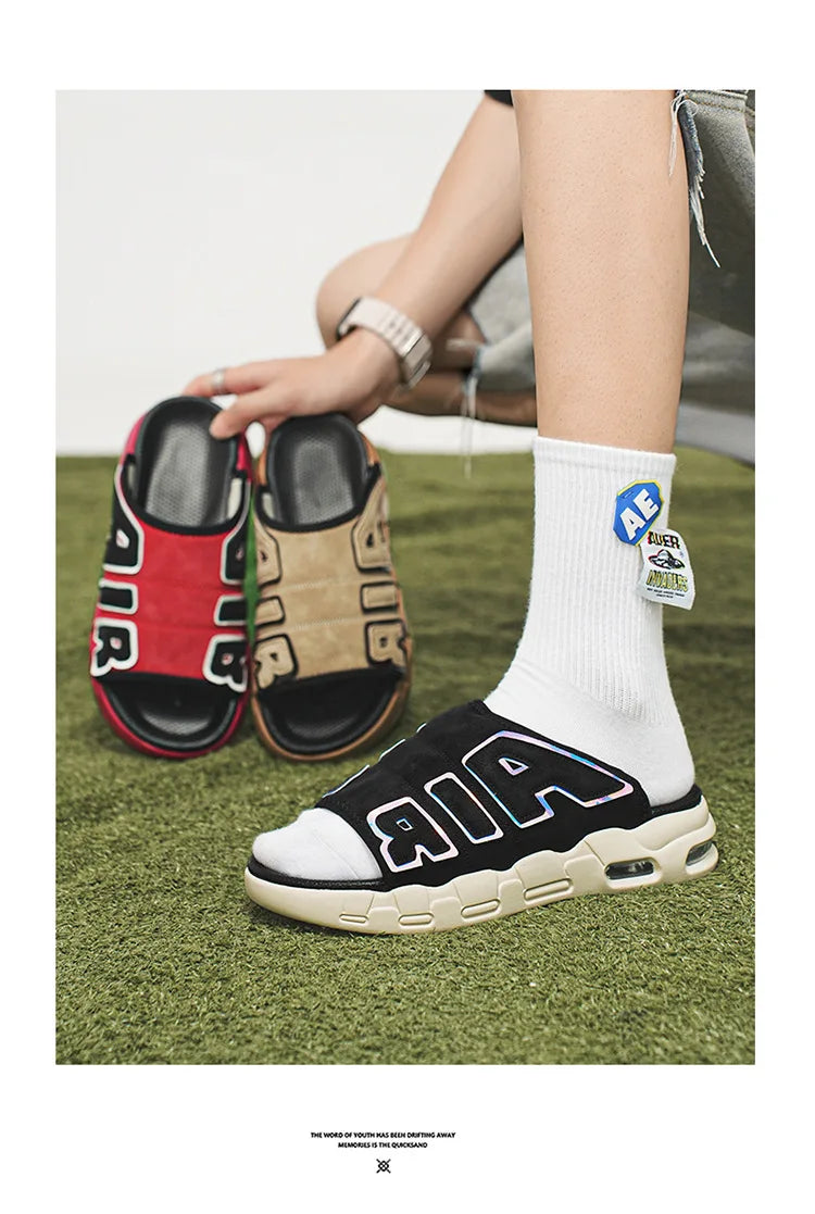 Breathable Slippers with Air Cushion Sole