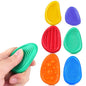 Sensory Silicone Fidget Toy Stone Set Six Pack For Calming Relief