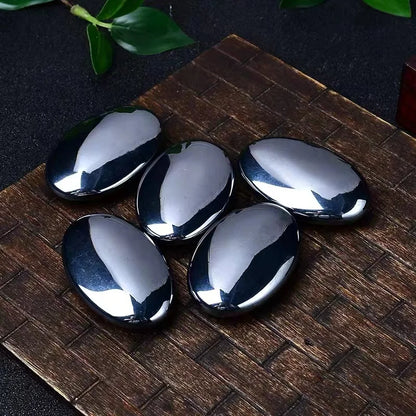 Terahertz Palm Stone Massage Rock New Classical for Home Decor Gift
