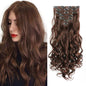 Lush Clip In Extensions 7 Piece Full Head 22 Inch Curly Wavy Hair