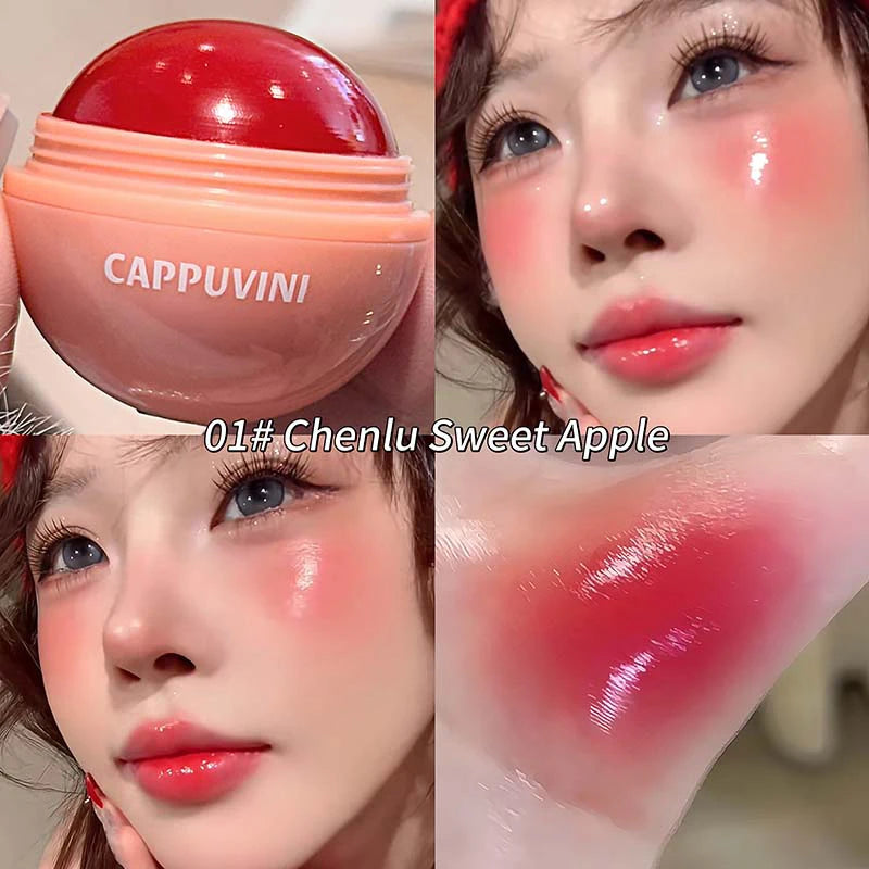 Water-Light Blush Ball for All Skin Tones with Ultra Soft Applicator