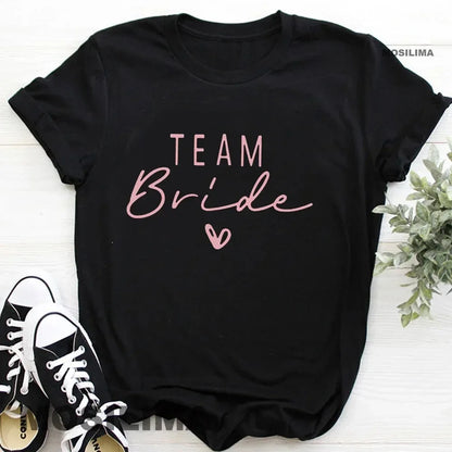 Women’s Luxe Team Bride Shirts - Bachelorette Party Bridesmaids Wedding Female Tops