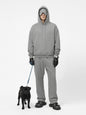 Unisex Cotton Blend Fleece Hoodie And Pants Set With Relaxed Fit And Soft Texture